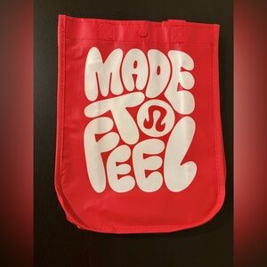 Lululemon Reusable Red Tote Bag